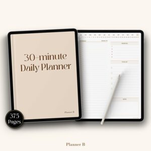 30 minute daily planner